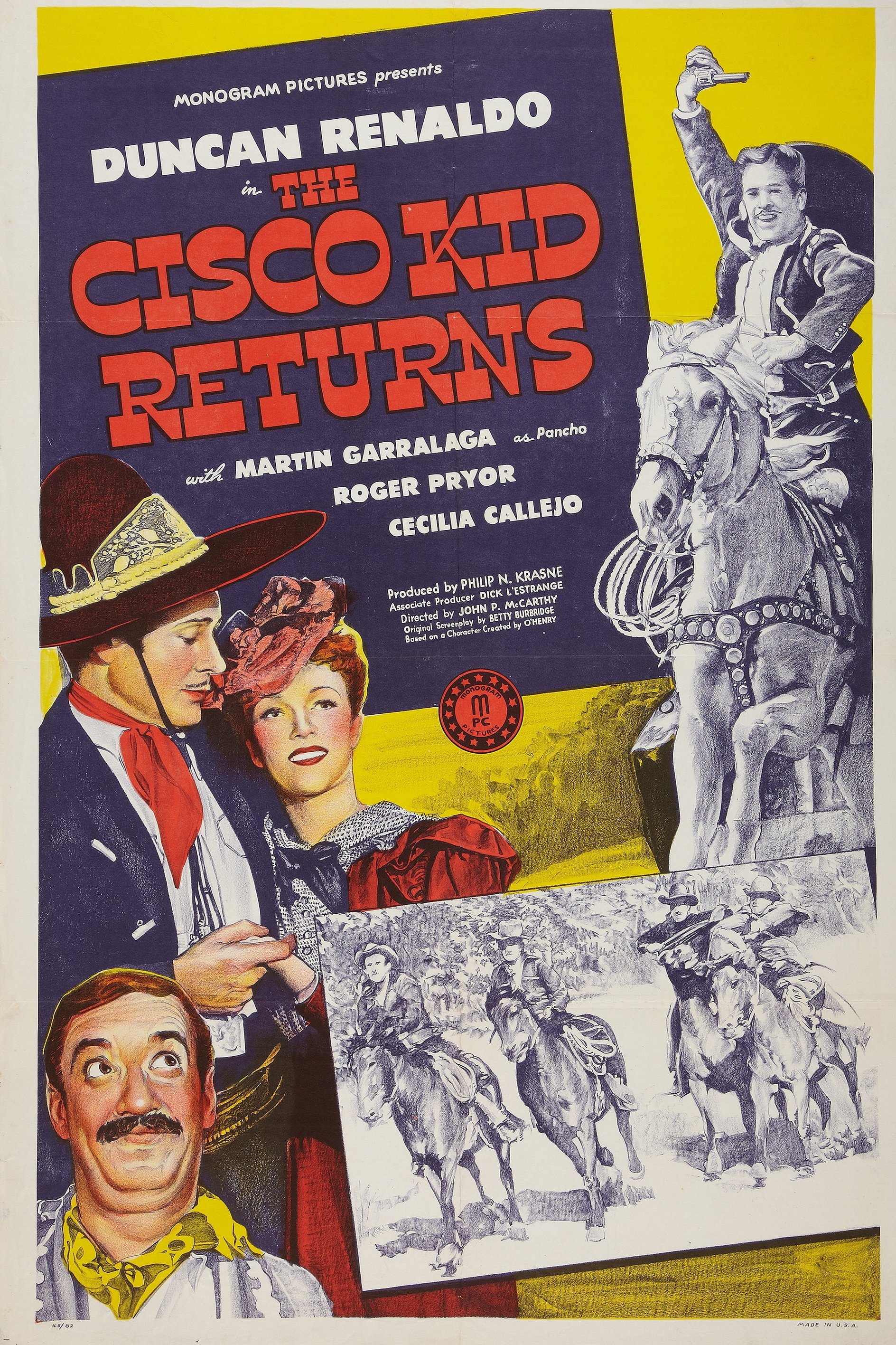 The Cisco Kid Returns movie poster print