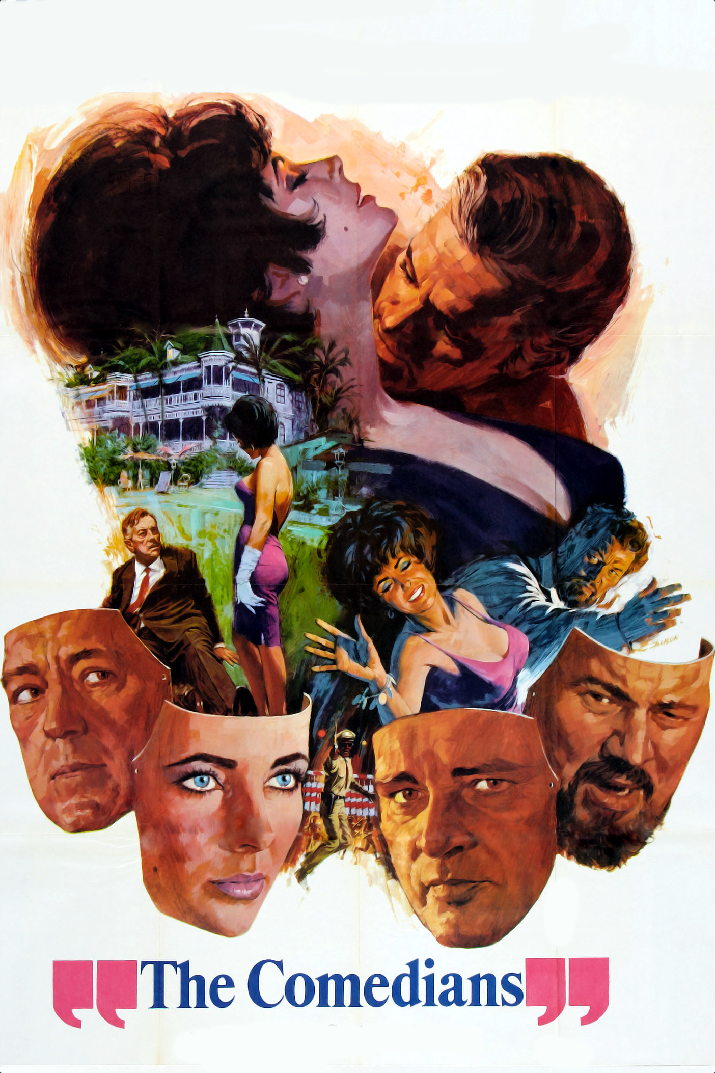 The Comedians movie poster print