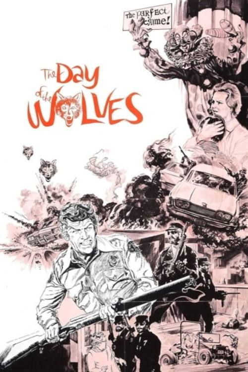 The Day of the Wolves movie poster print