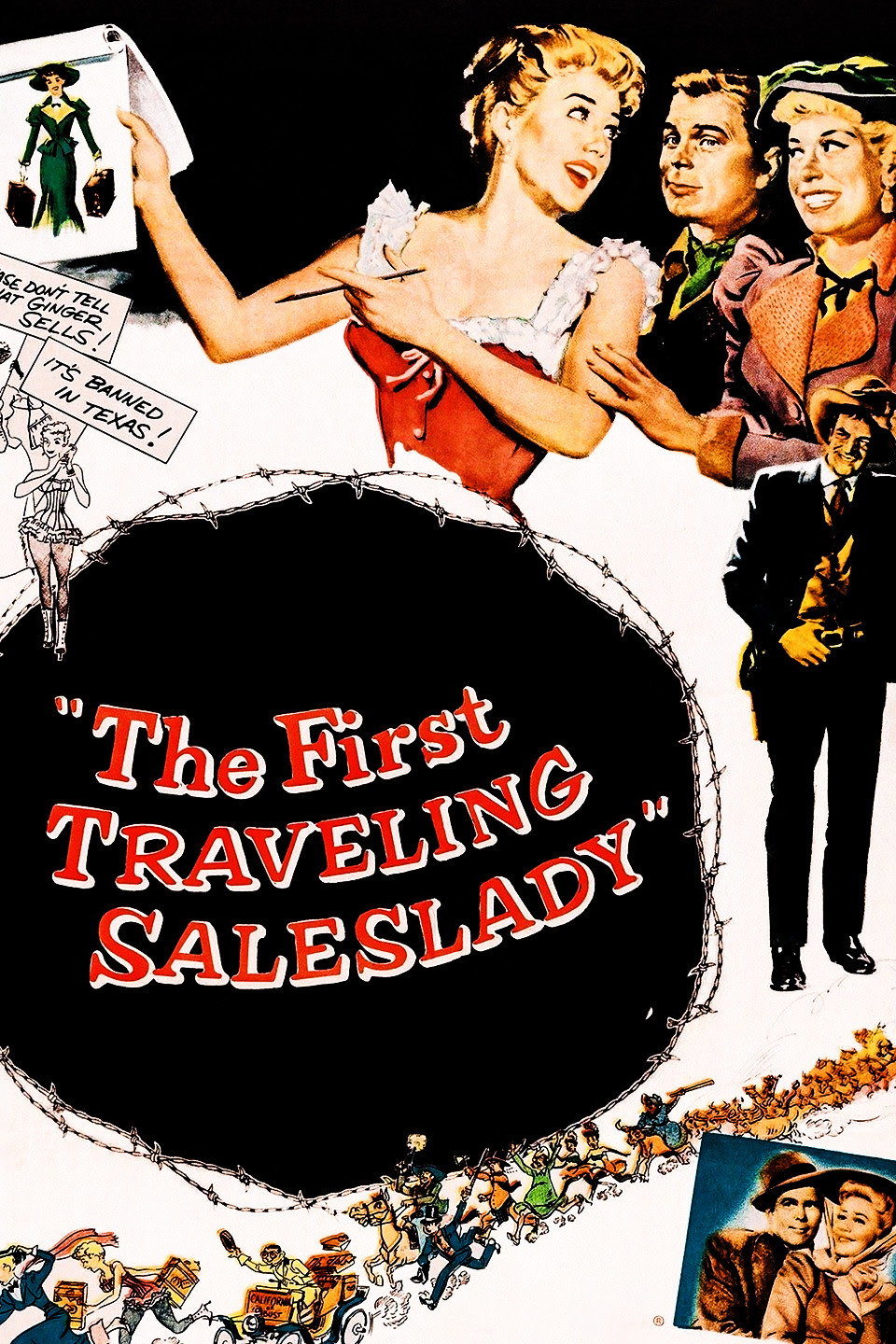 The First Traveling Saleslady movie poster print