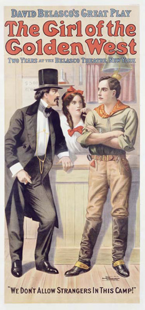 The Girl of the Golden West movie poster print