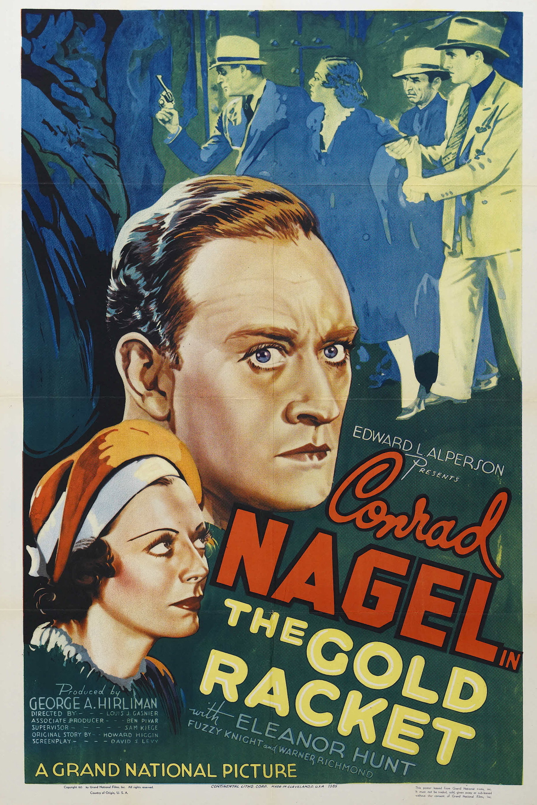 The Gold Racket movie poster print