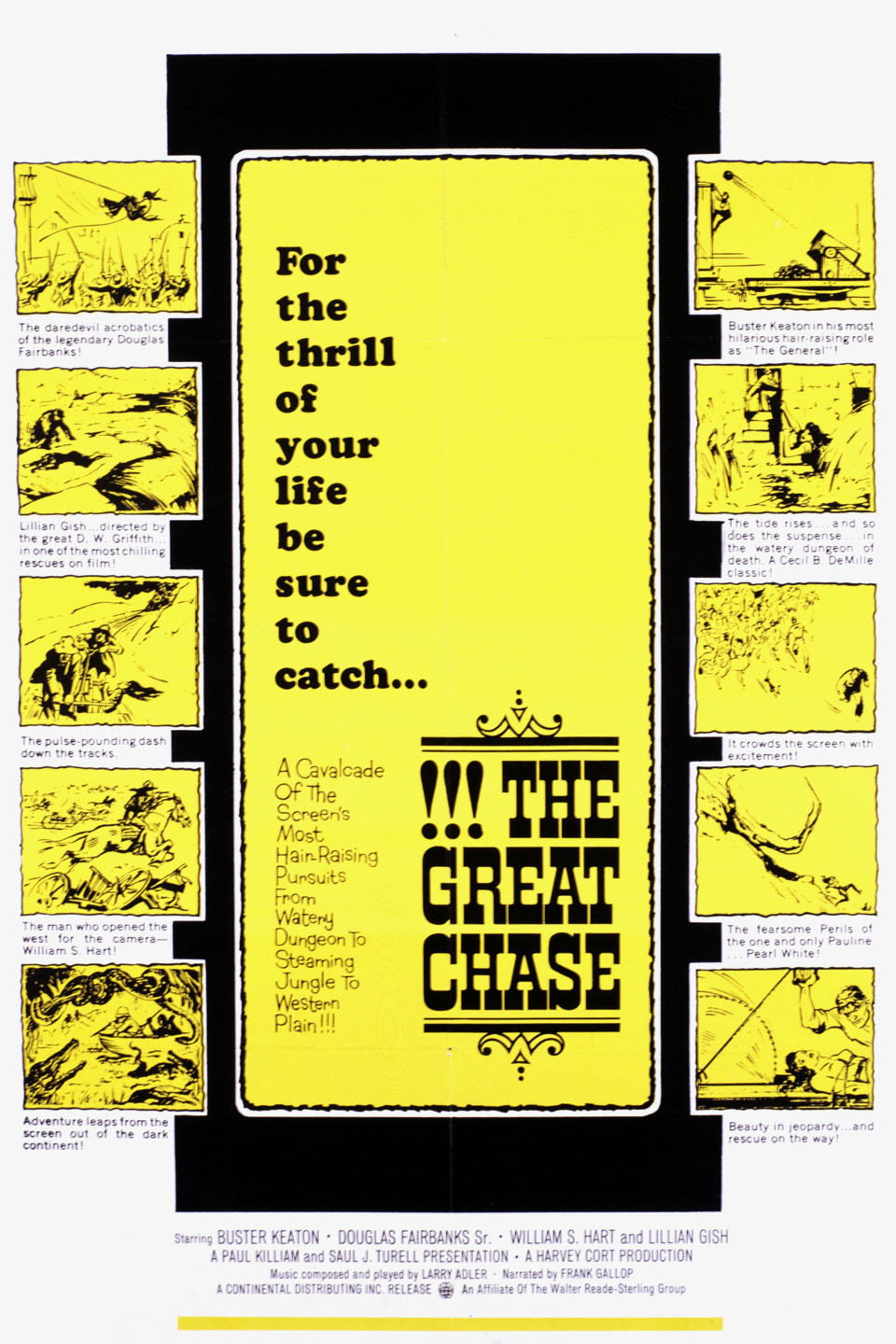 The Great Chase movie poster print