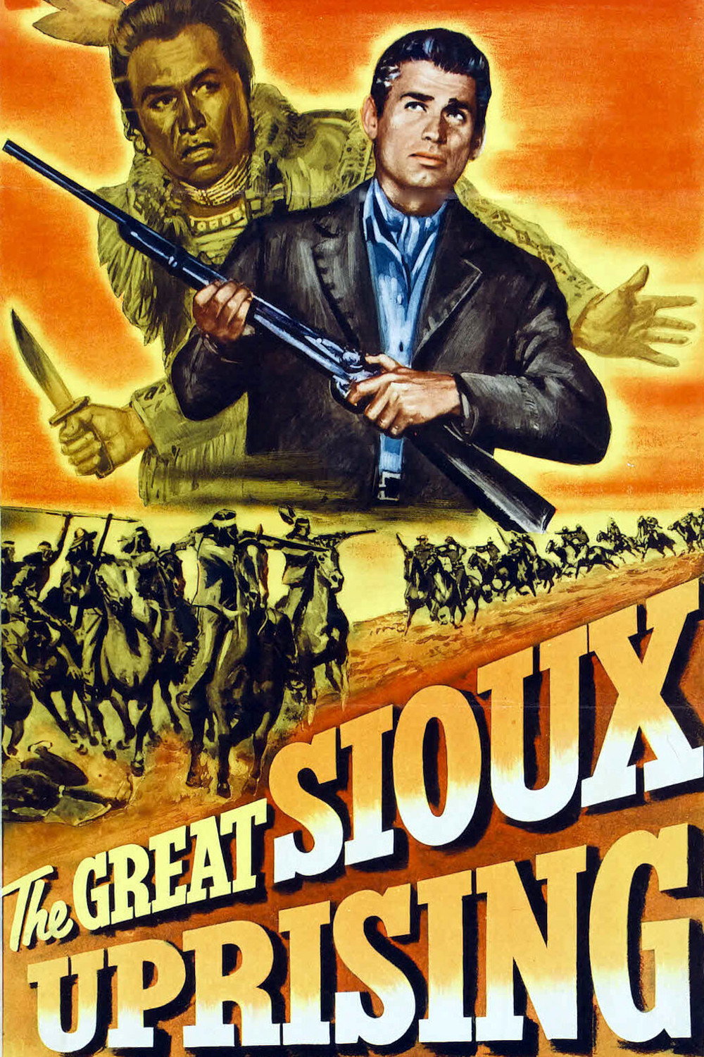 The Great Sioux Uprising movie poster print