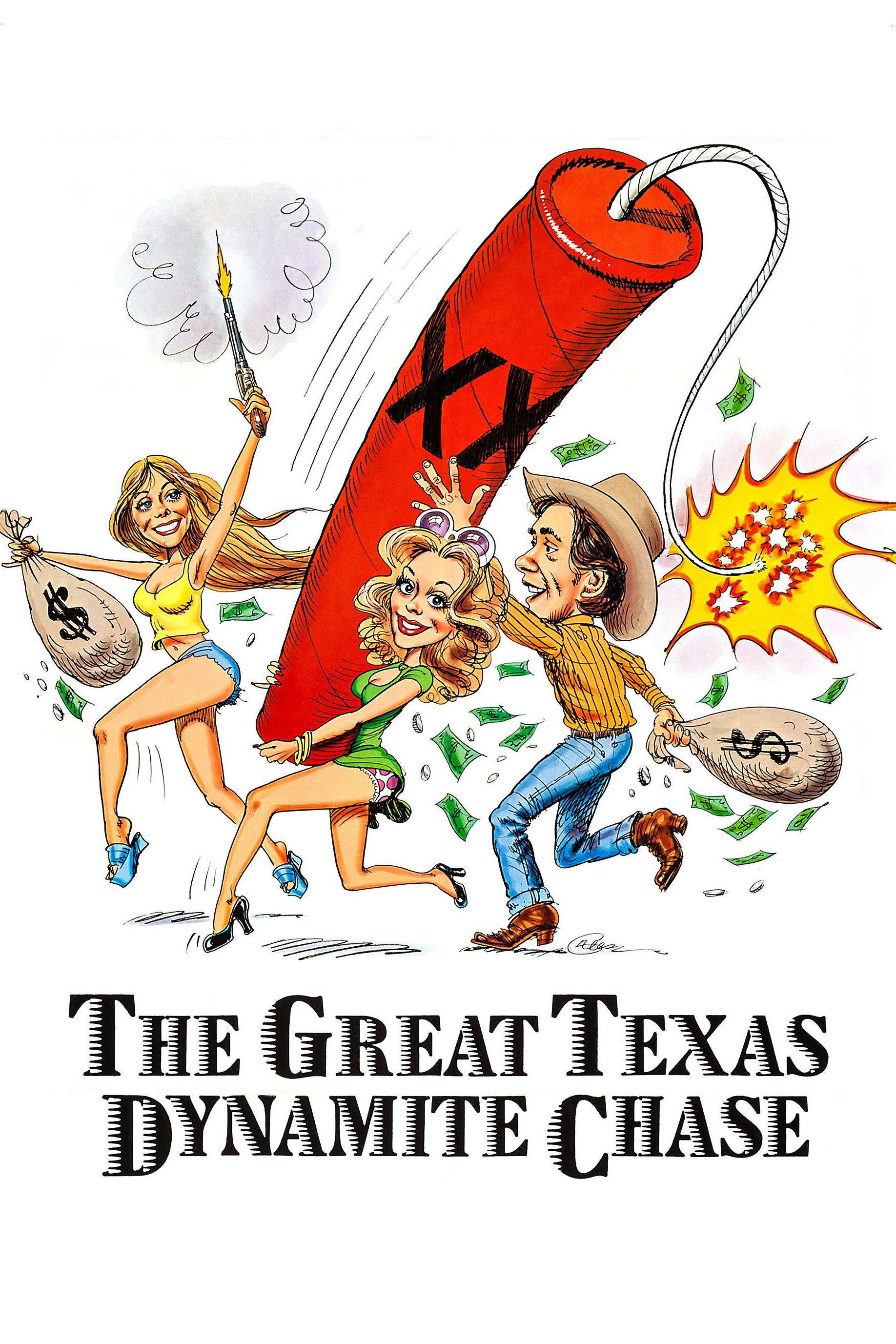 The Great Texas Dynamite Chase movie poster print