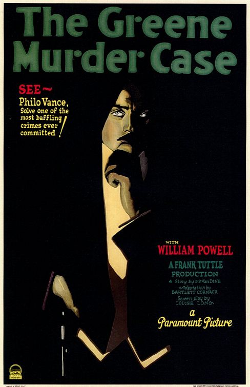 The Greene Murder Case movie poster print