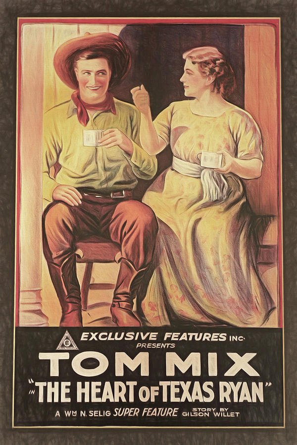 The Heart of Texas Ryan movie poster print
