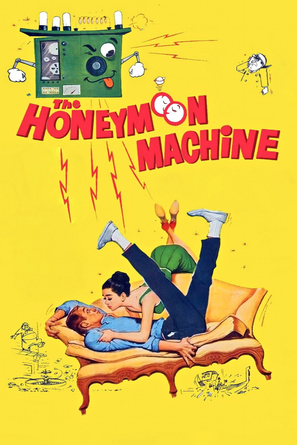 The Honeymoon Machine movie poster print