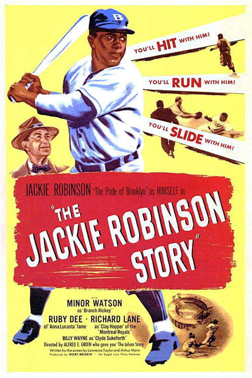 The Jackie Robinson Story movie poster print