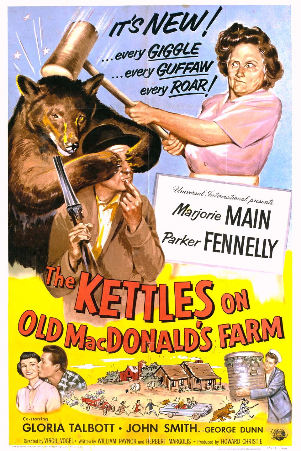 The Kettles on Old MacDonald's Farm movie poster print