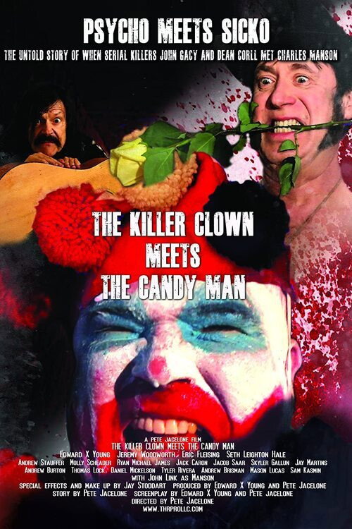 The Killer Clown Meets the Candy Man movie poster print