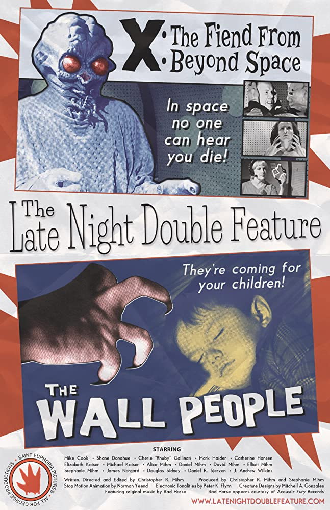 The Late Night Double Feature movie poster print