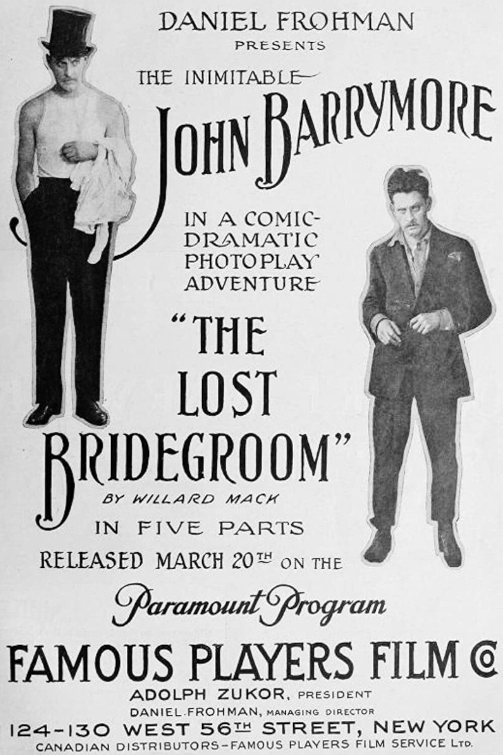 The Lost Bridegroom movie poster print
