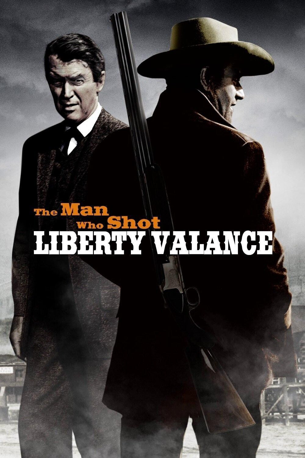 The Man Who Shot Liberty Valance movie poster print