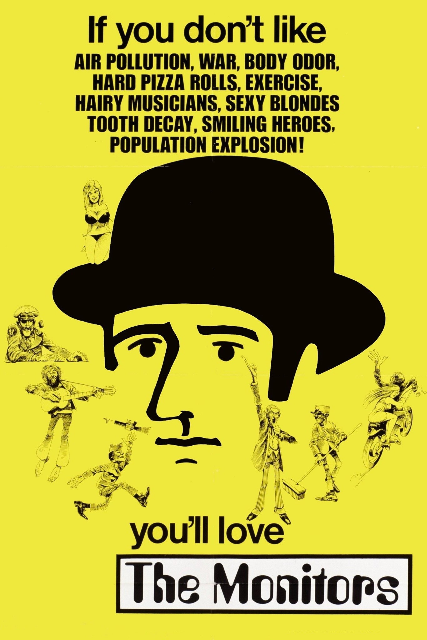 The Monitors movie poster print