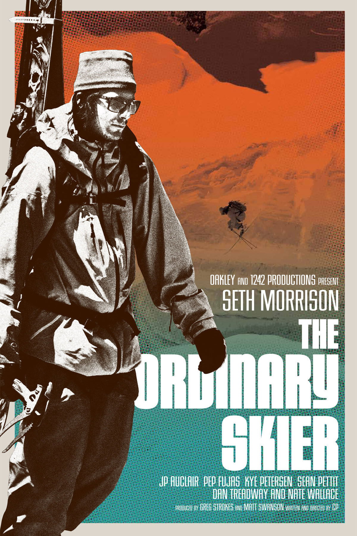 The Ordinary Skier movie poster print