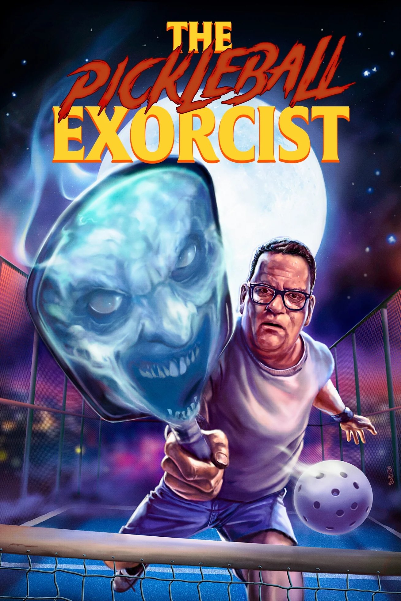 The Pickleball Exorcist movie poster print