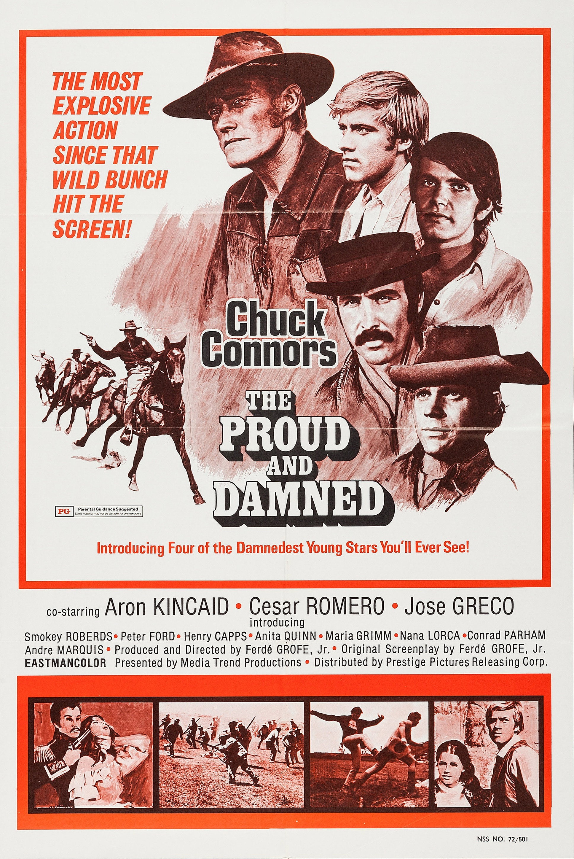 The Proud and Damned movie poster print