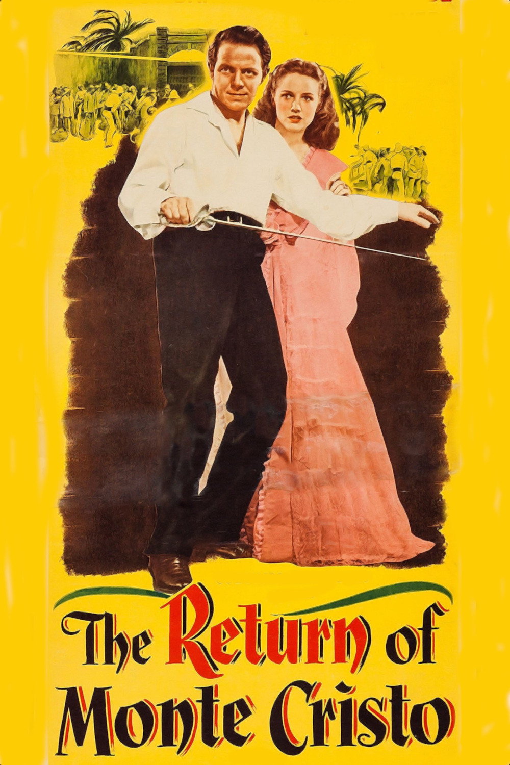 The Return of Monte Cristo movie poster print