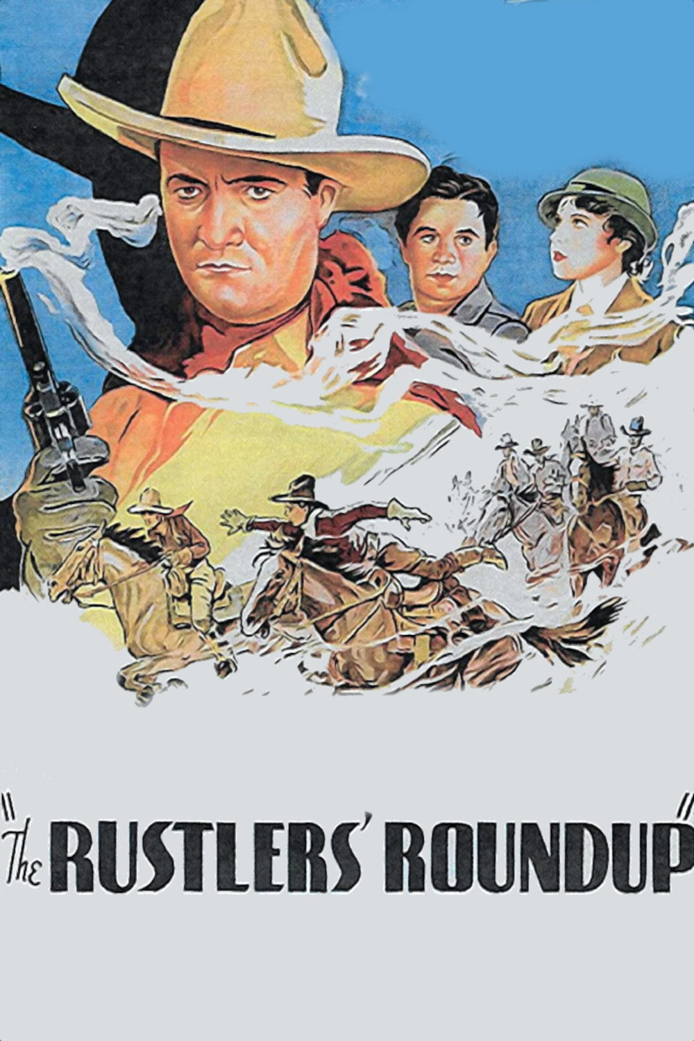 The Rustler's Roundup movie poster print