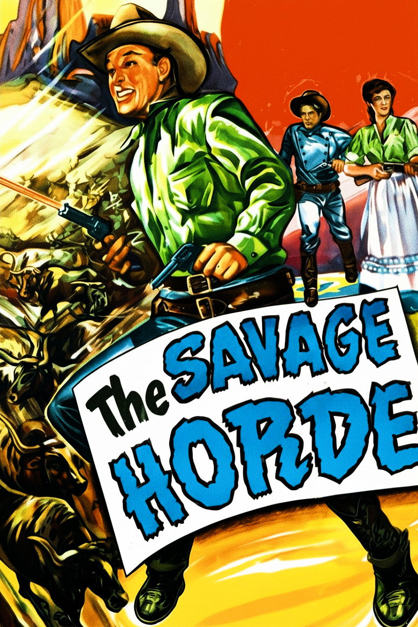 The Savage Horde movie poster print