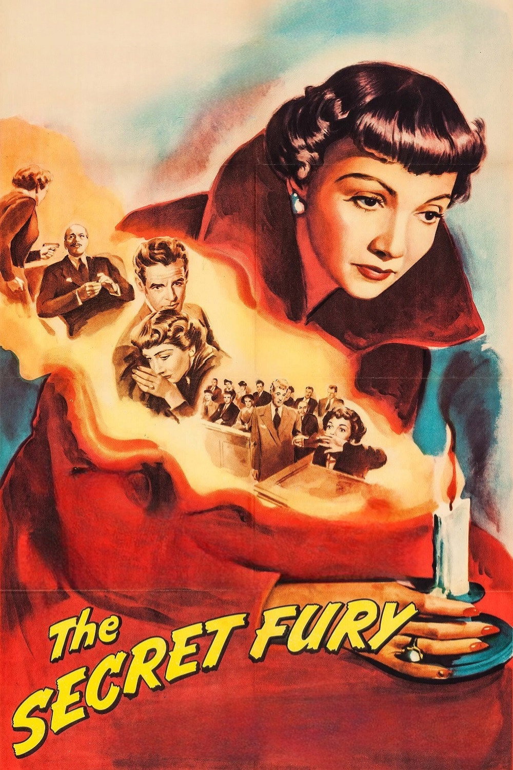 The Secret Fury movie poster print