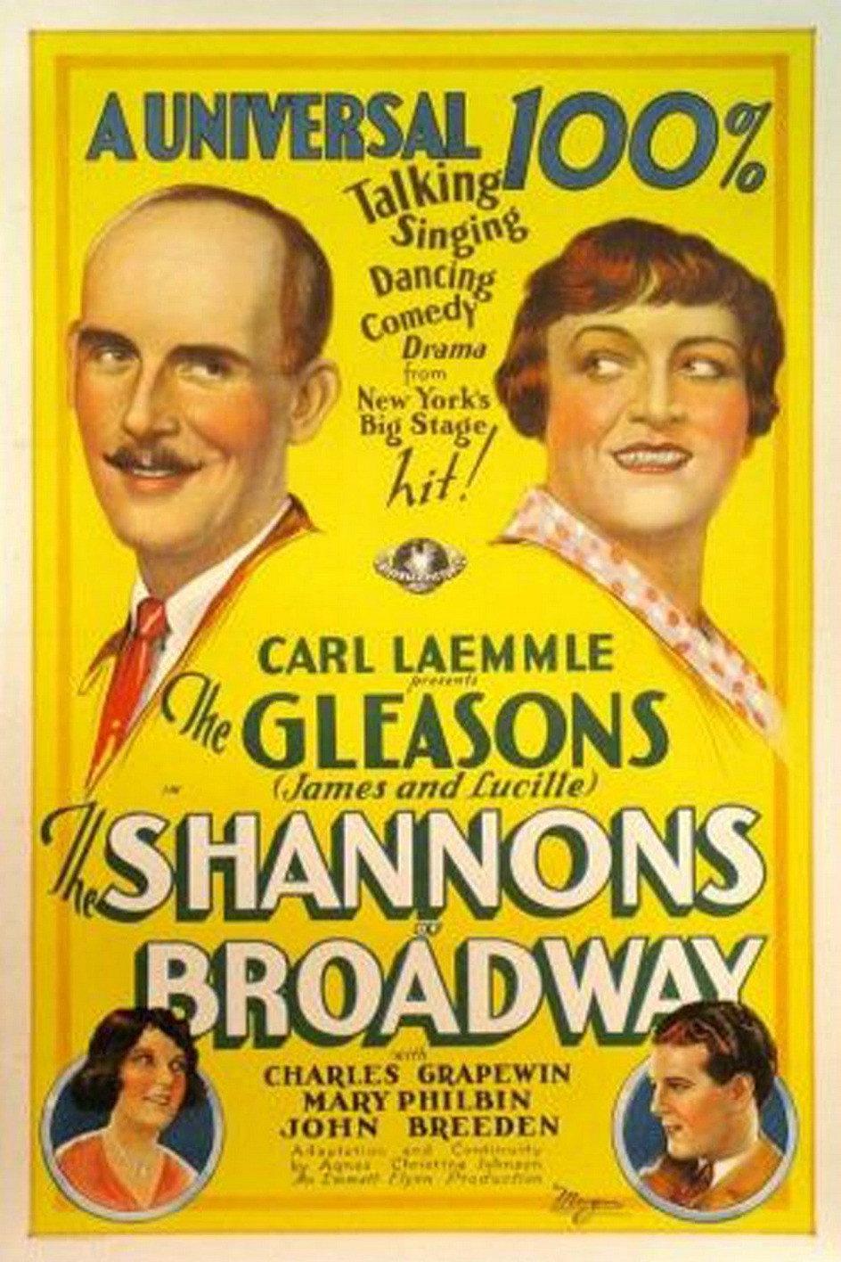 The Shannons of Broadway movie poster print