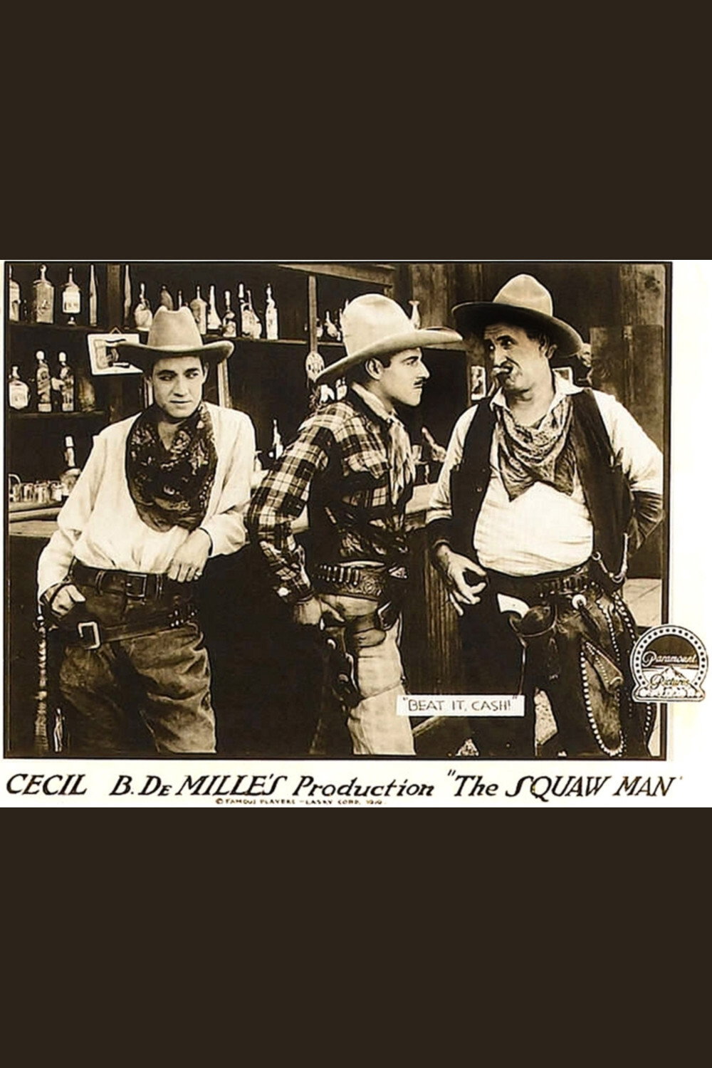 The Squaw Man movie poster print