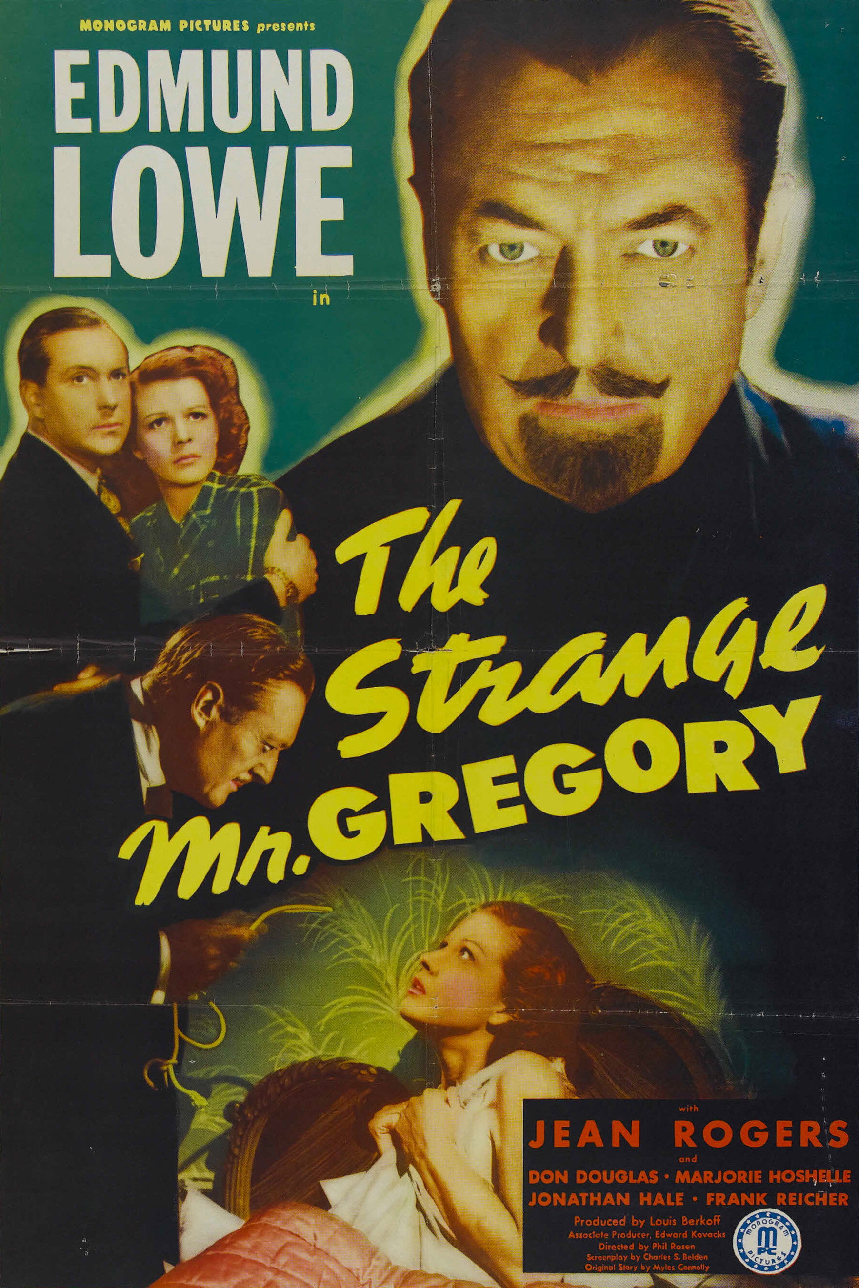 The Strange Mr. Gregory movie poster print