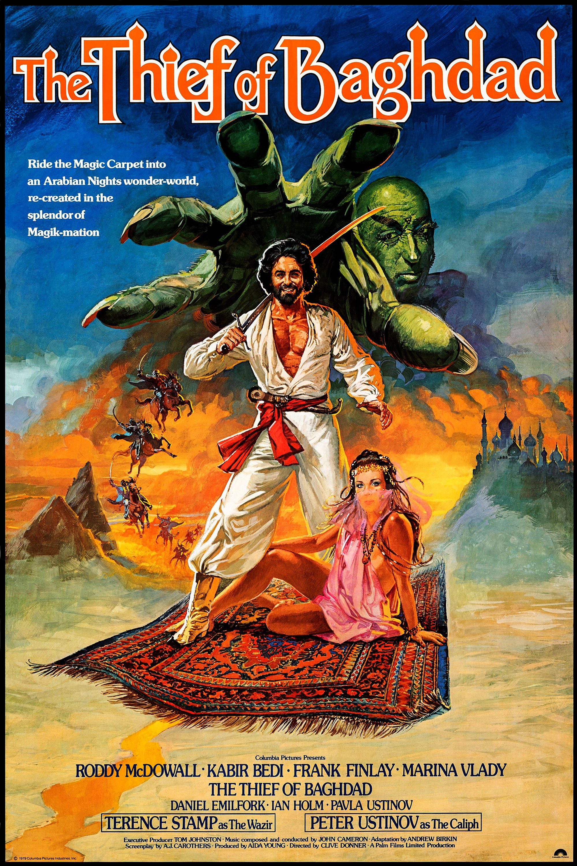 The Thief of Baghdad movie poster print