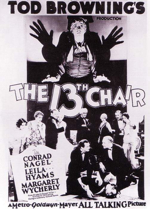 The Thirteenth Chair movie poster print