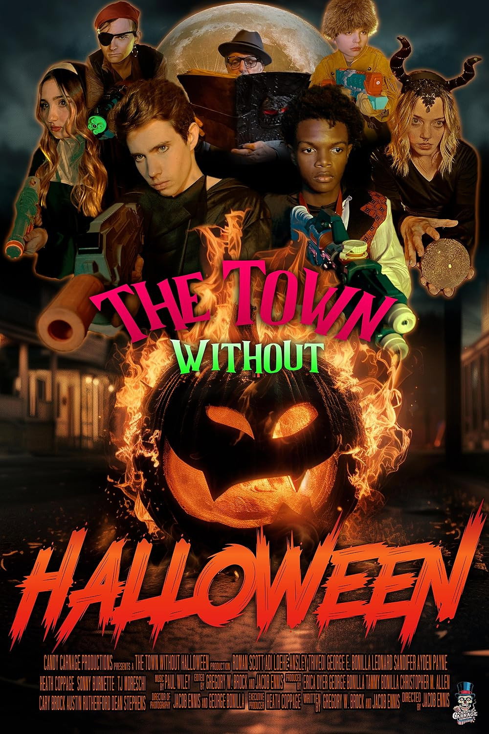 The Town Without Halloween movie poster print