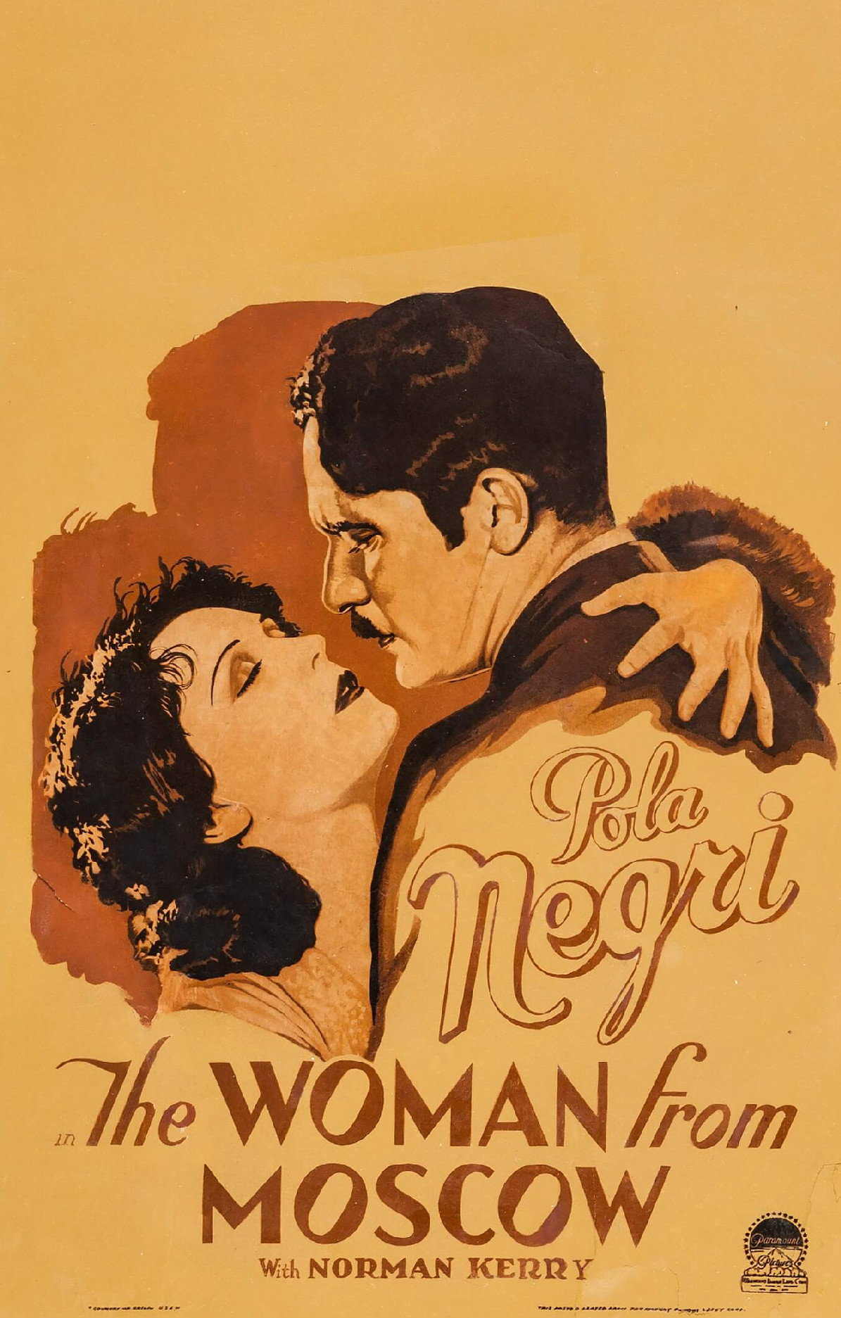 The Woman from Moscow movie poster print