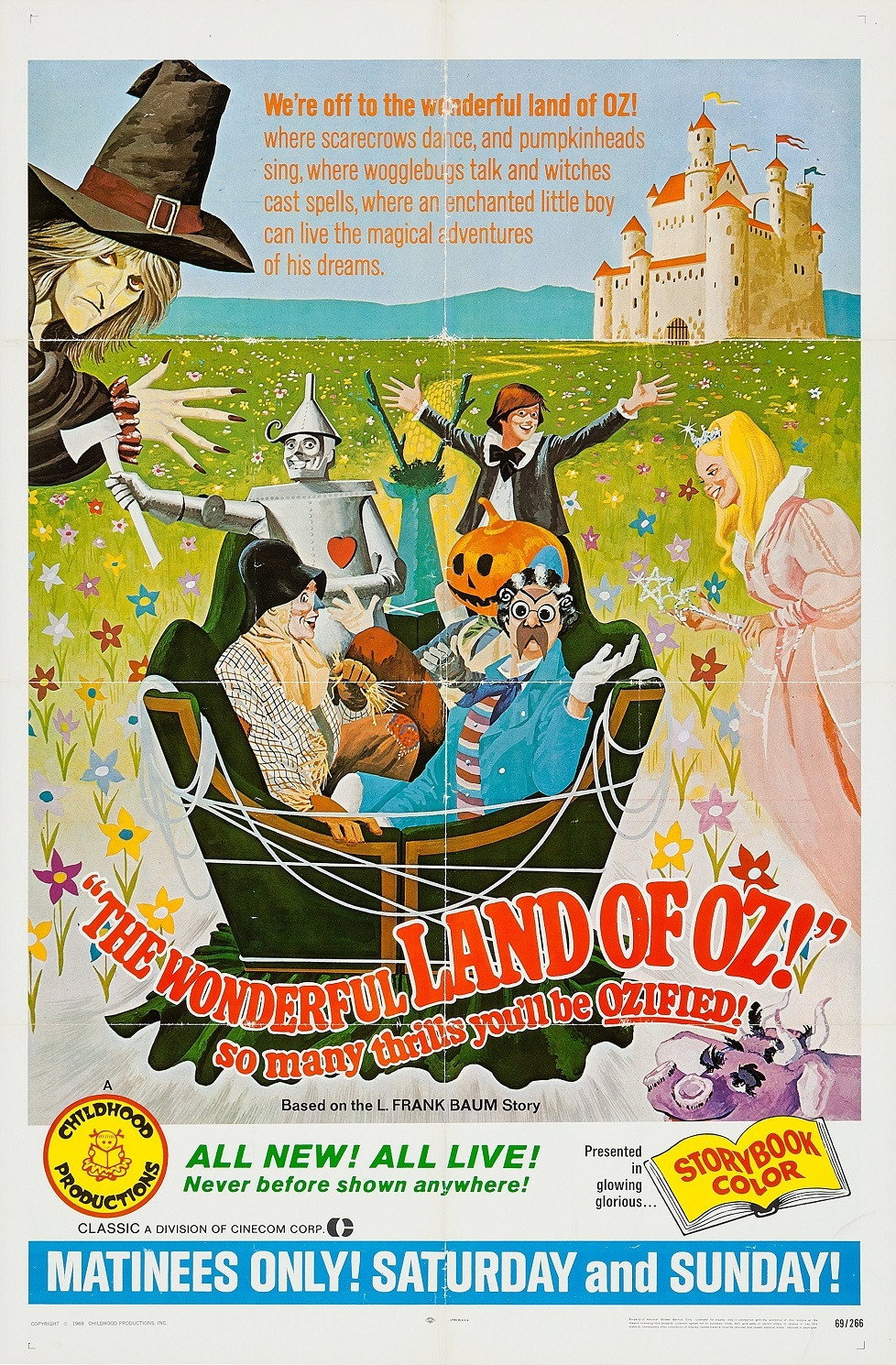 The Wonderful Land of Oz movie poster print