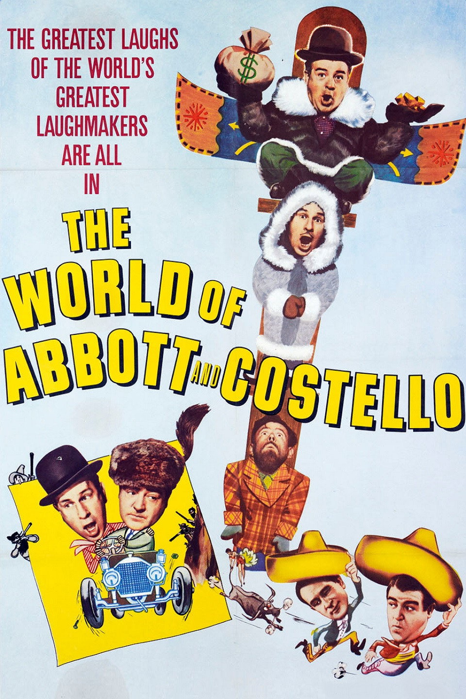 The World of Abbott and Costello movie poster print