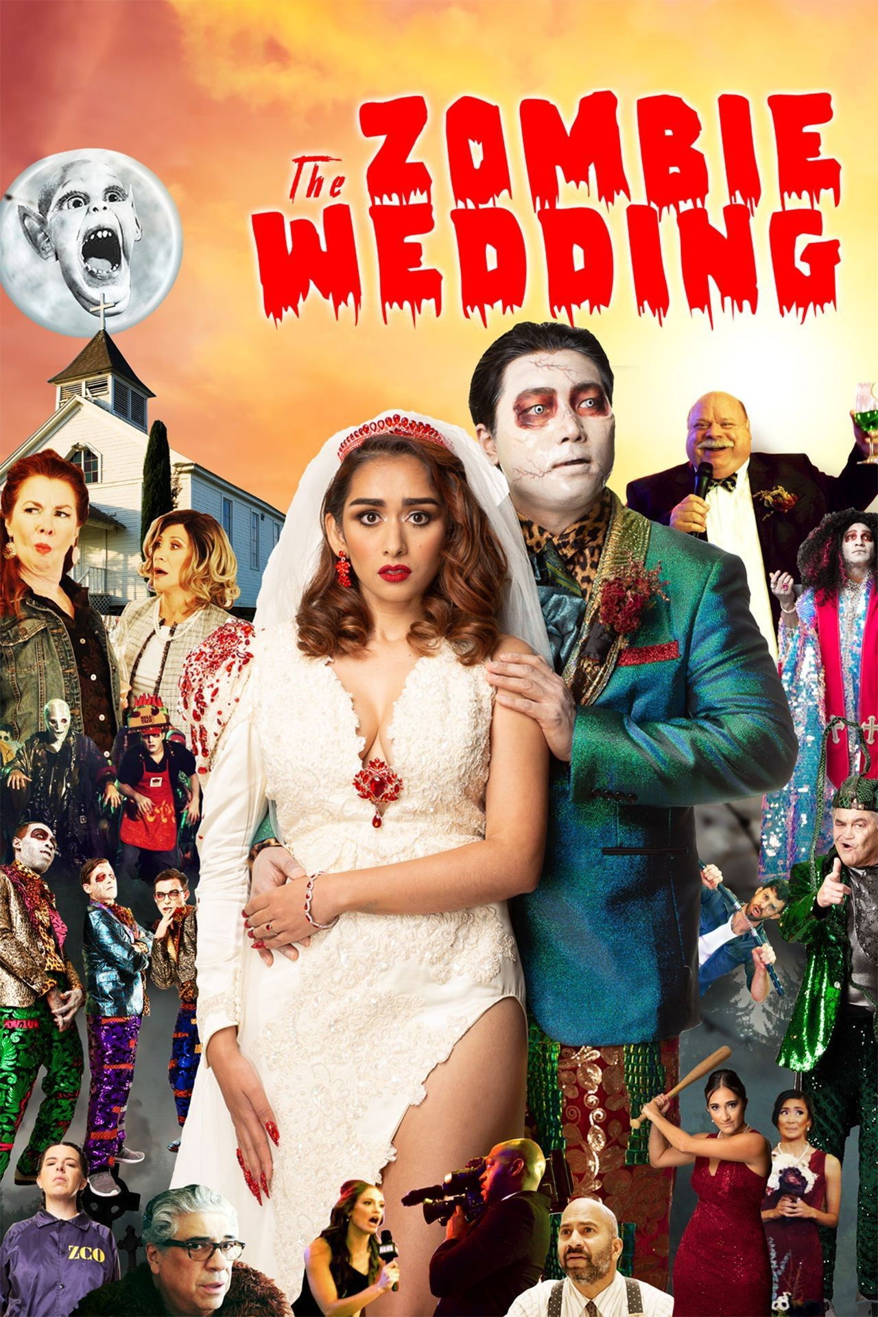 The Zombie Wedding movie poster print