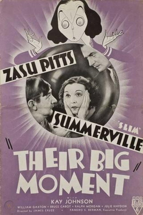 Their Big Moment movie poster print