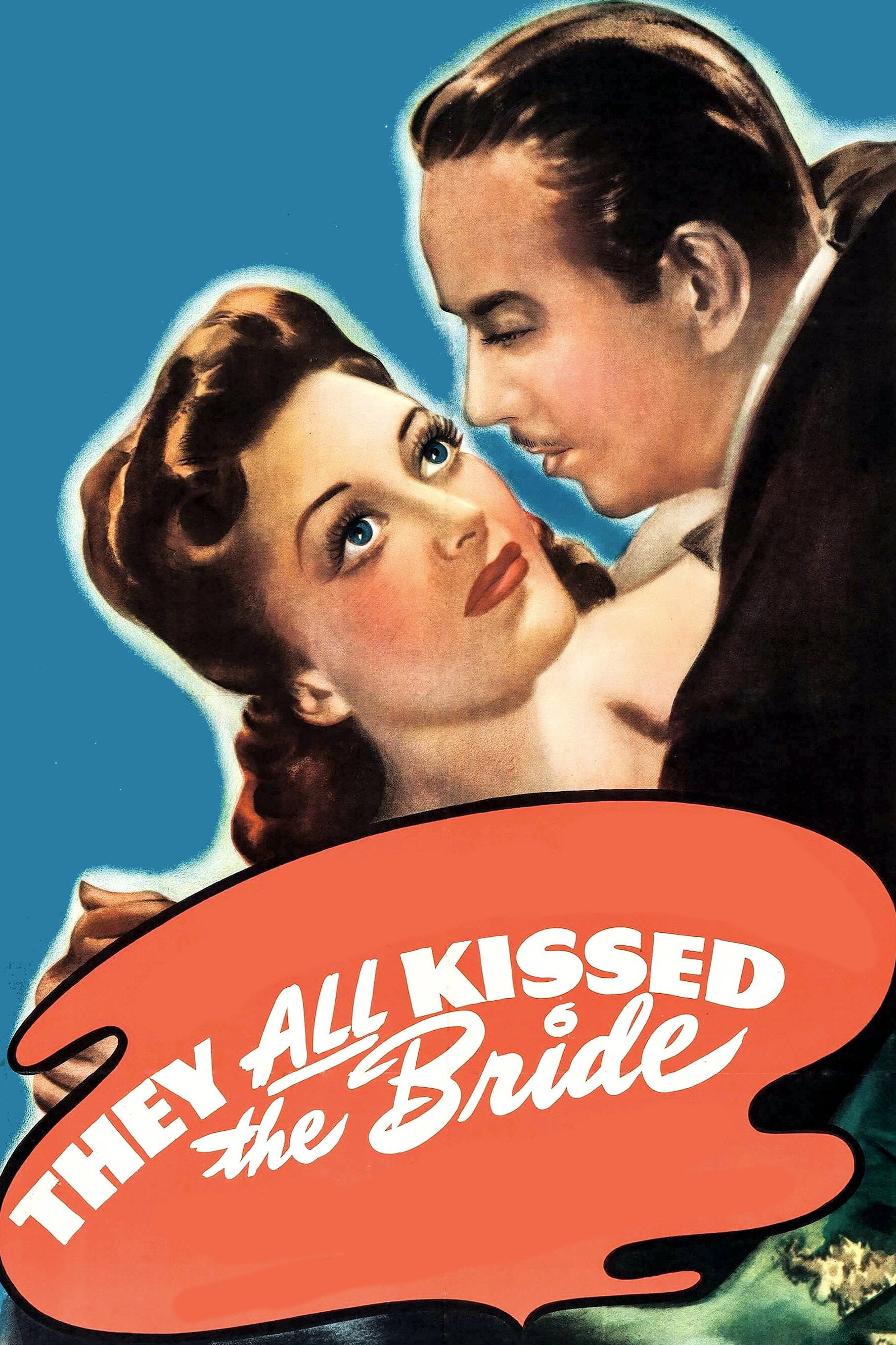 They All Kissed the Bride movie poster print
