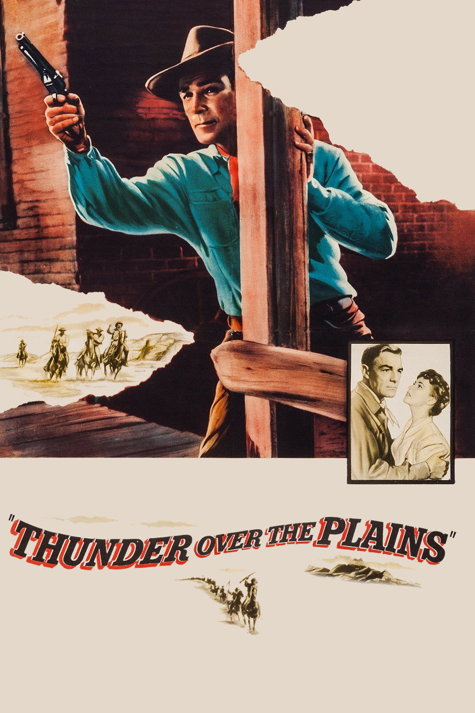 Thunder Over the Plains movie poster print