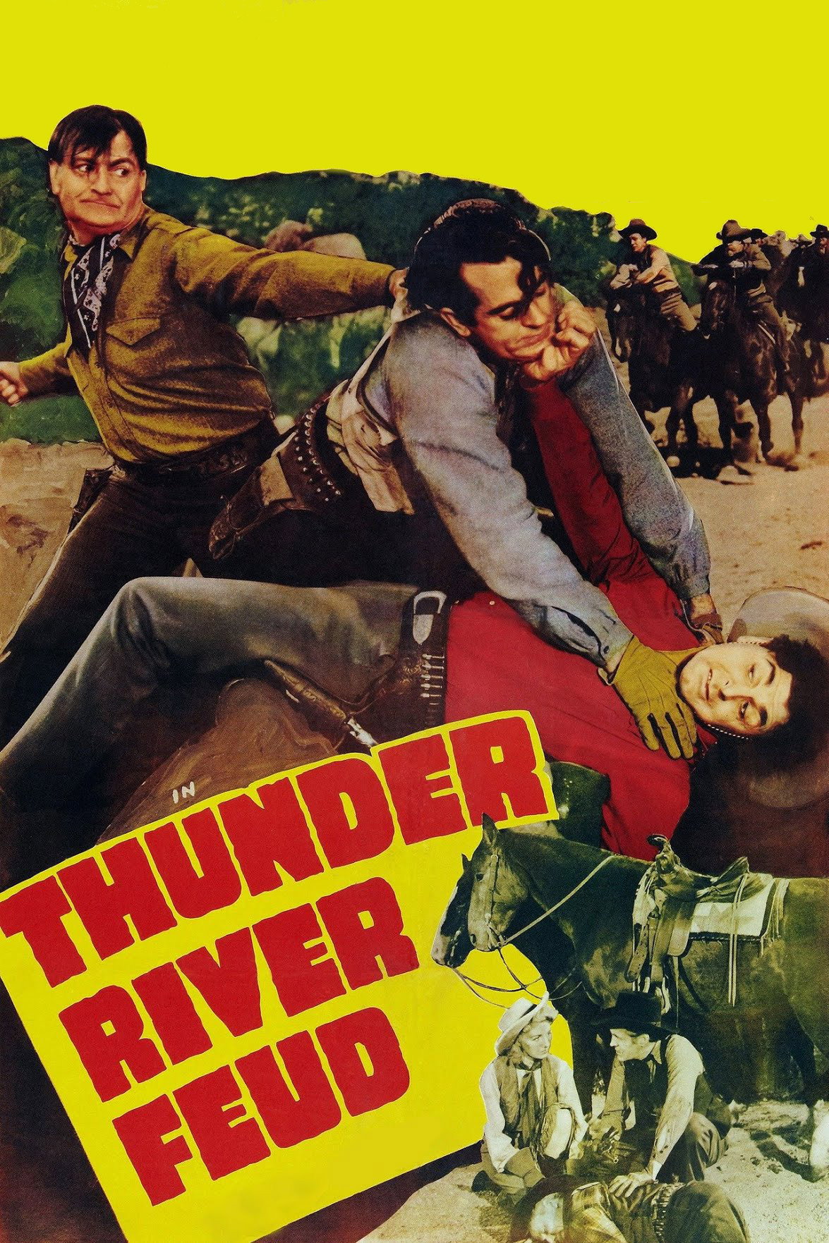 Thunder River Feud movie poster print
