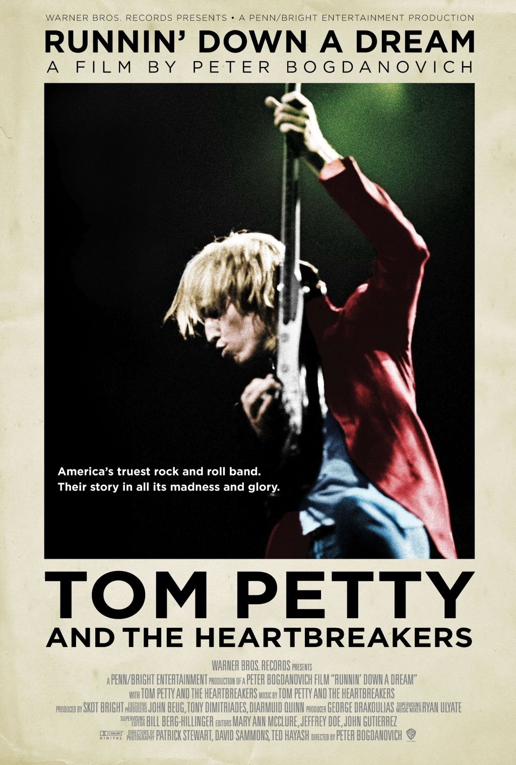 Tom Petty and the Heartbreakers: Runnin' Down a Dream movie poster print