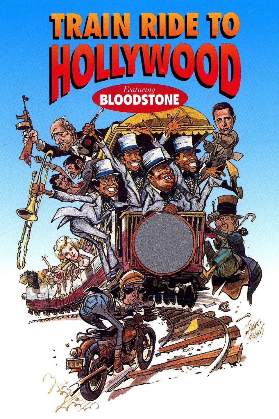 Train Ride to Hollywood movie poster print