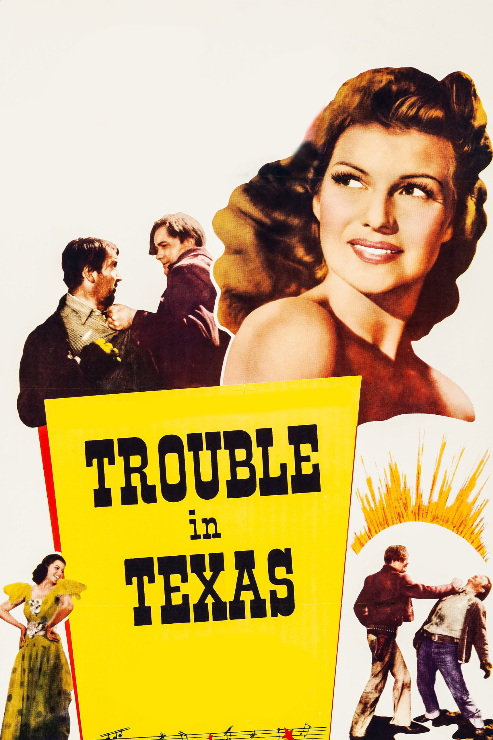 Trouble in Texas movie poster print