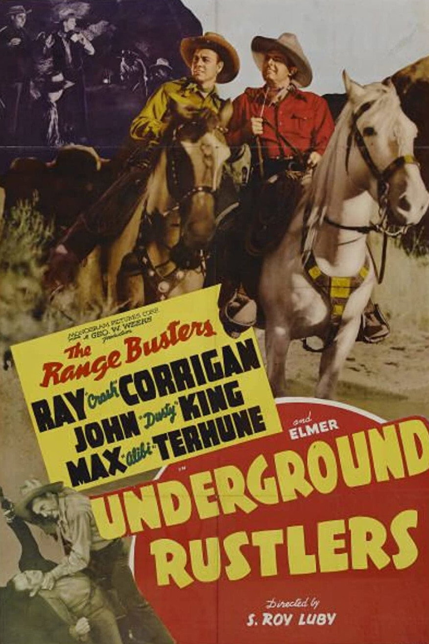 Underground Rustlers movie poster print