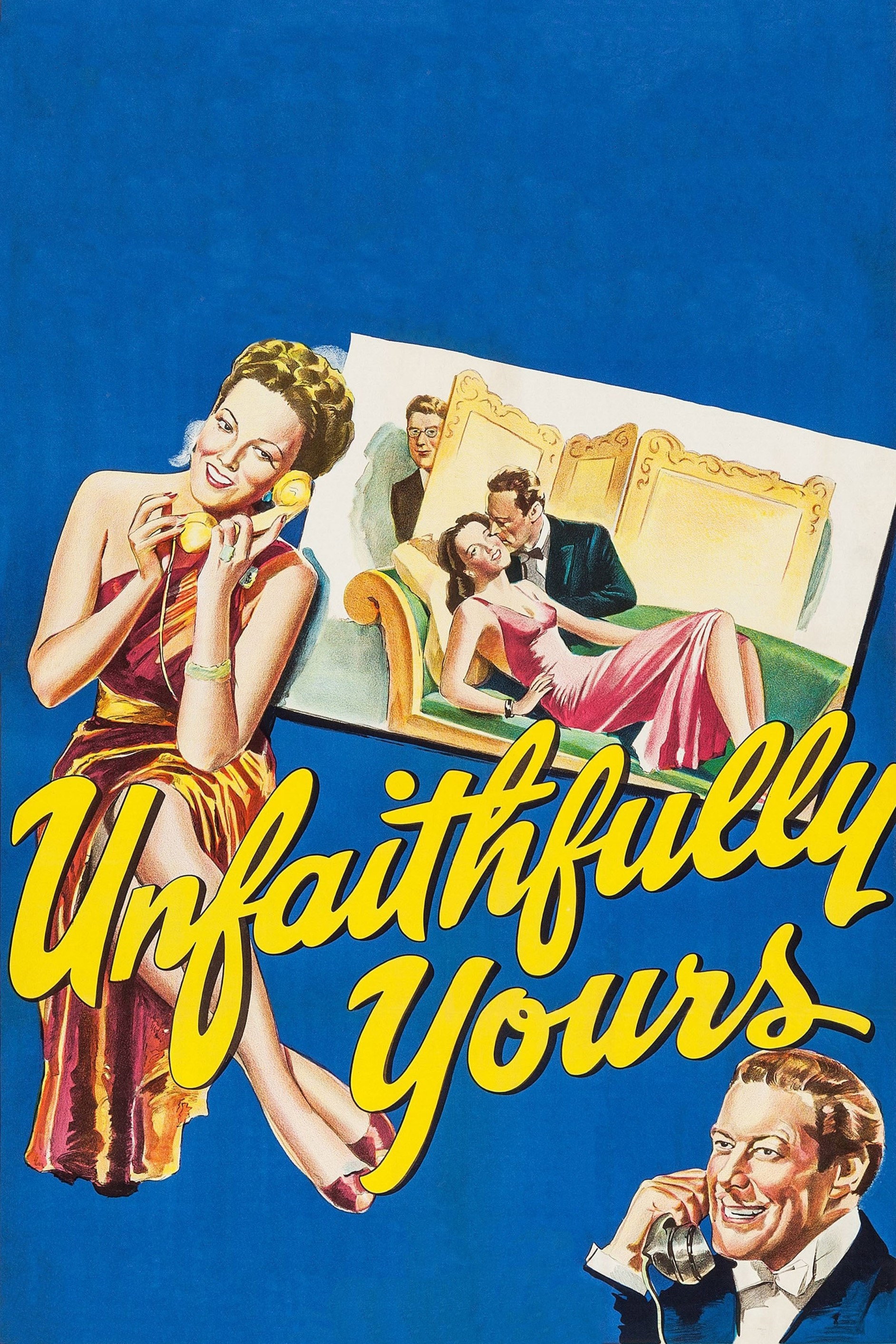 Unfaithfully Yours movie poster print