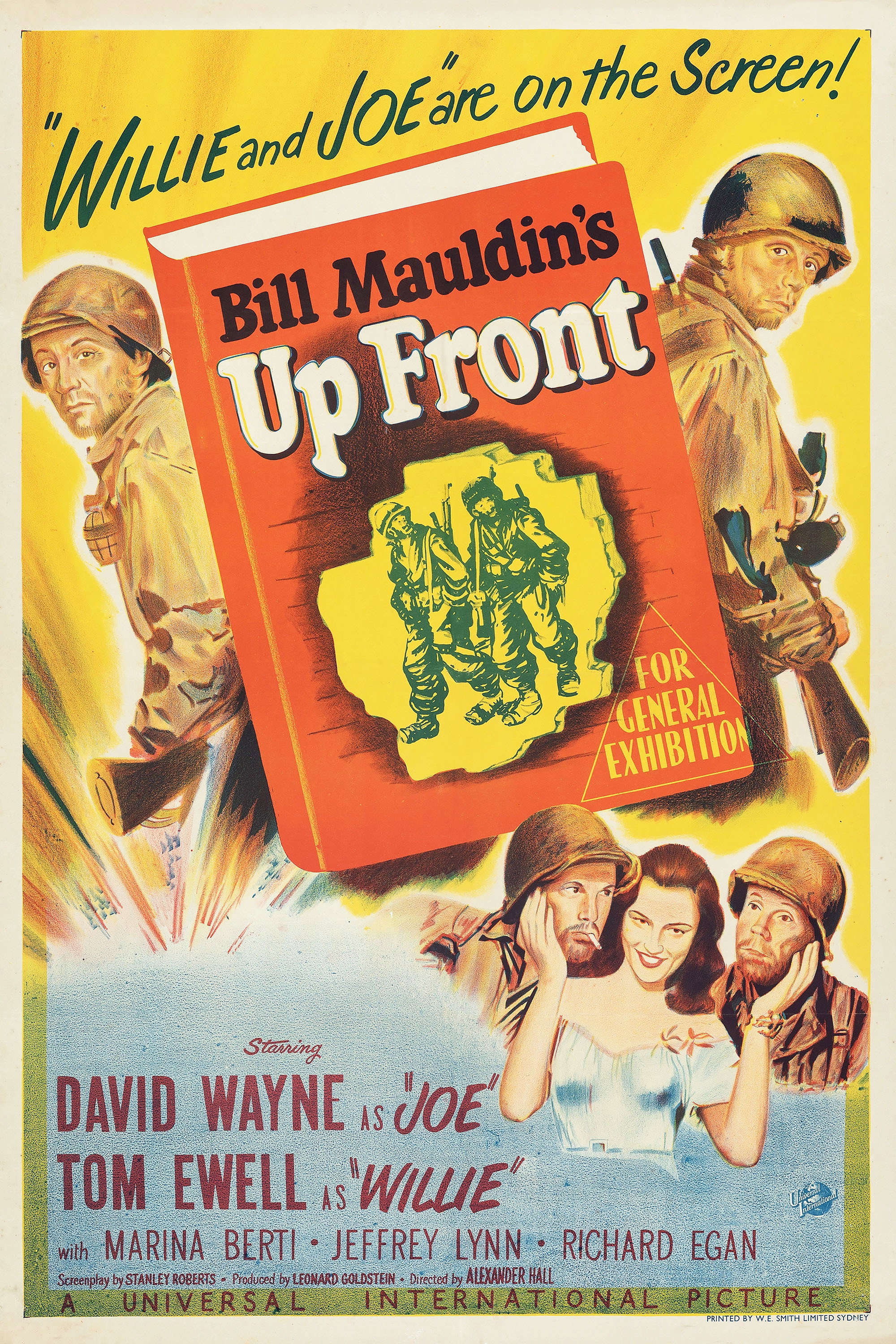Up Front movie poster print