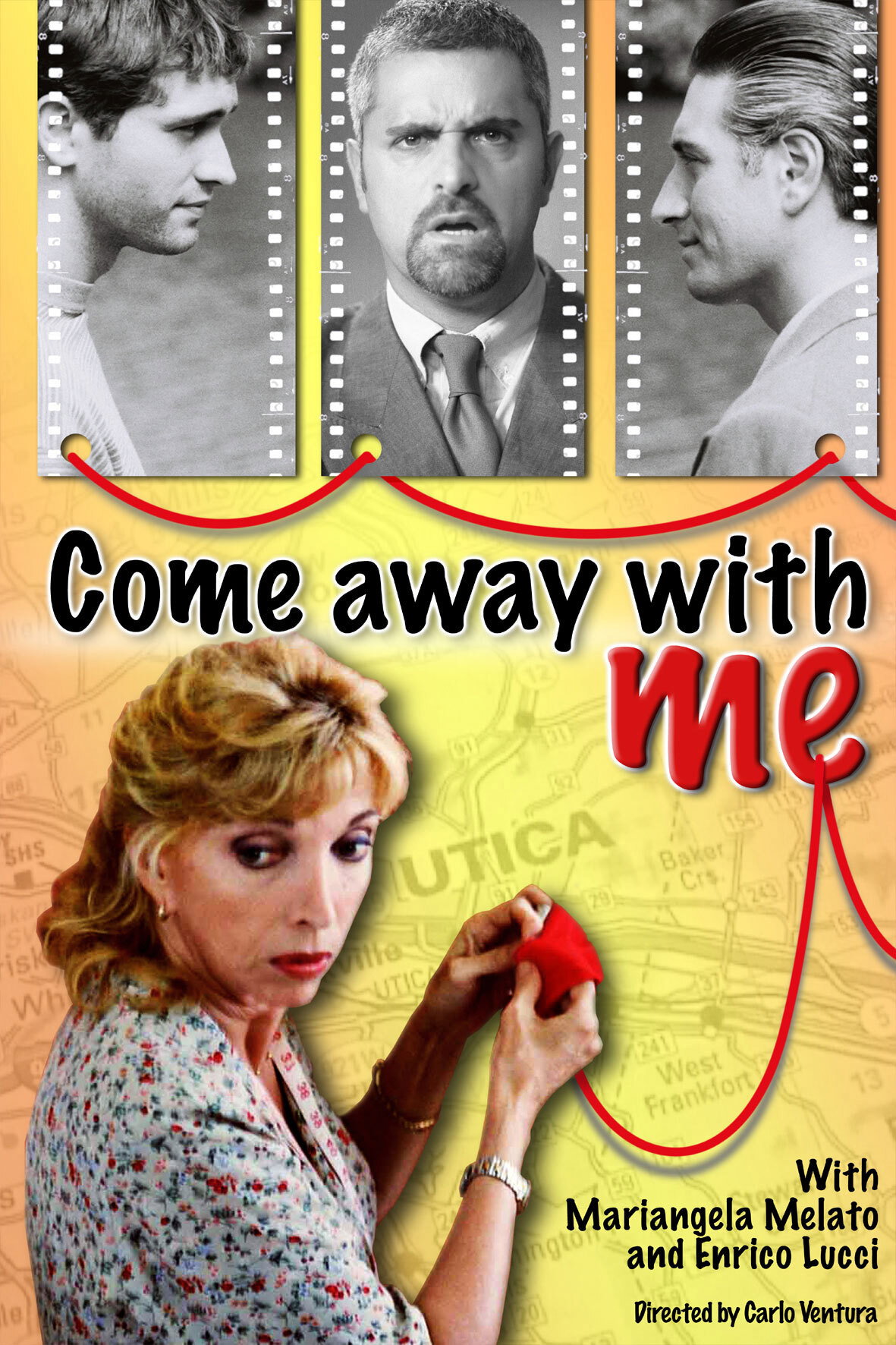 Vieni via con me movie poster print