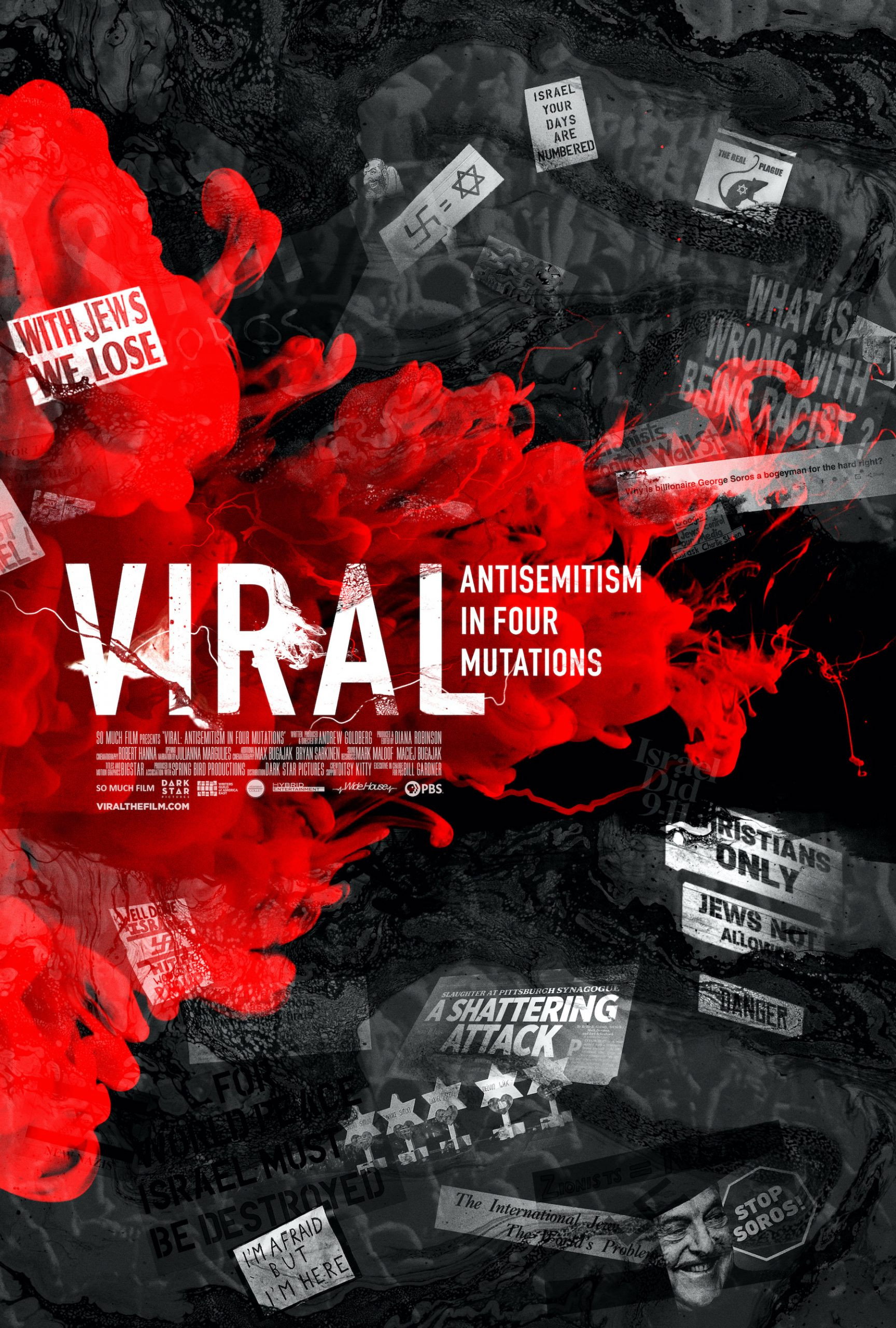 Viral: Antisemitism In Four Mutations movie poster print