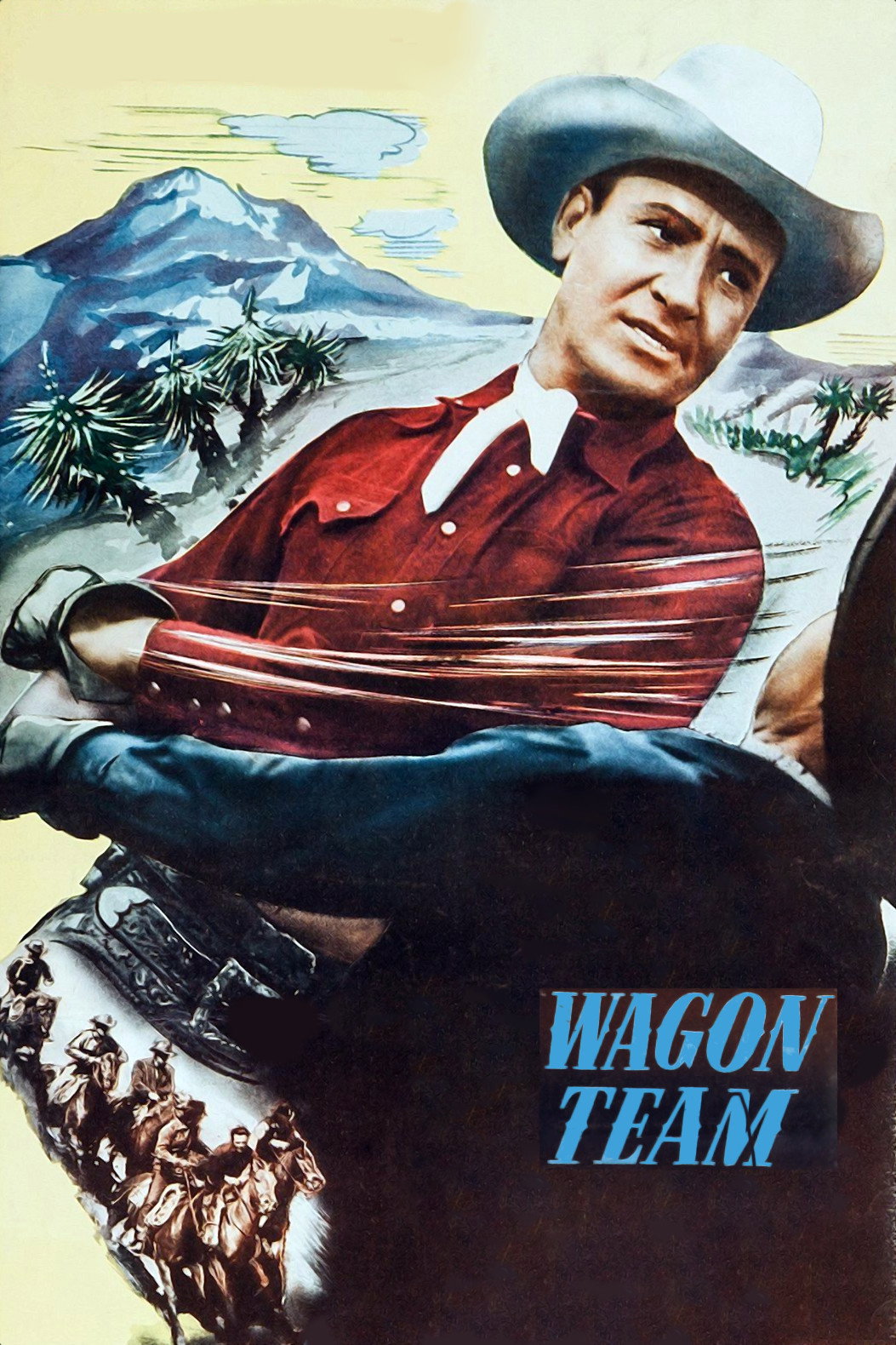 Wagon Team movie poster print