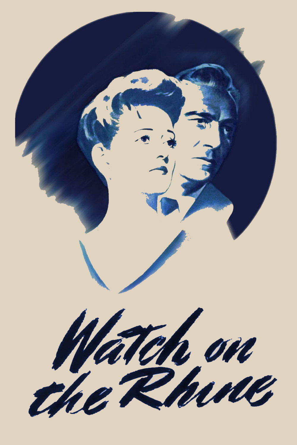 Watch on the Rhine movie poster print